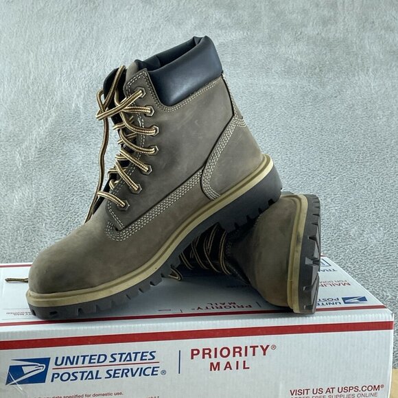 Timberland PRO Women's Attach 6 Inch Steel Toe Waterproof Work Boot 7 NWOB S120 - Picture 3 of 8